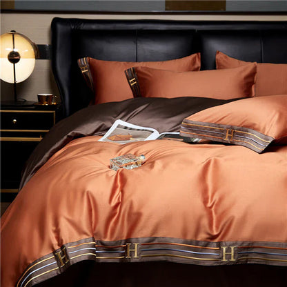 Soft Cotton Embroidered Bed Sheet Set