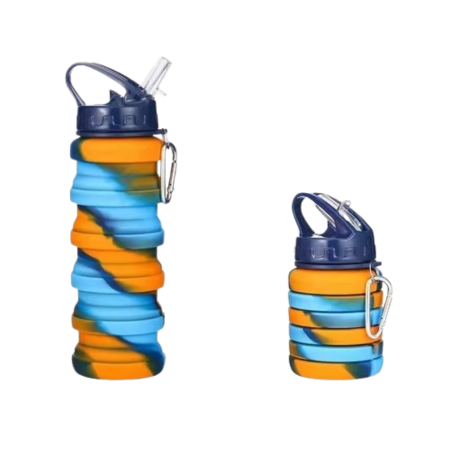 Compact Folding Water Bottle - Lightweight Travel Cup