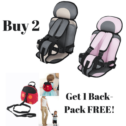 Kids Safety Harness Vest | Portable Car Seat
