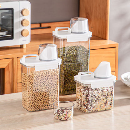Fresh Food Storage Container with Measurement Cup