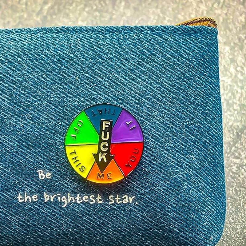 Amusing Spinning Name Badge