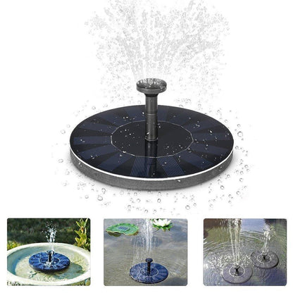 Solar Powered Fountain Pump for Garden or Pond Decoration