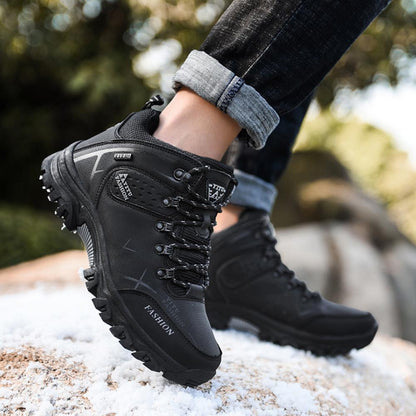 Warm Waterproof Men's Hiking Boots