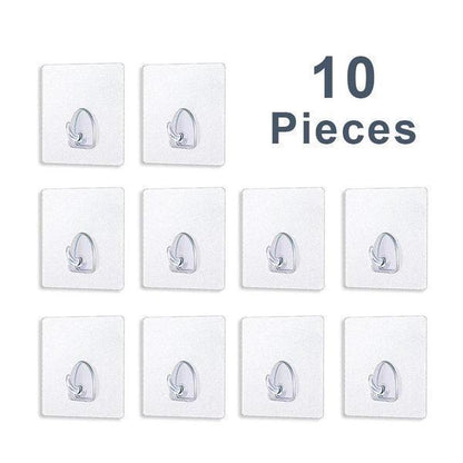 Sticky Removable Wall Hooks (20 Pack)