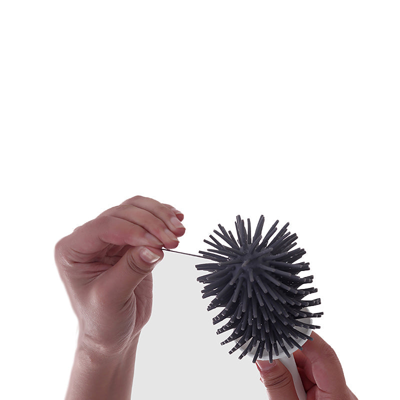 Easy Clean Toilet Brush with Holder