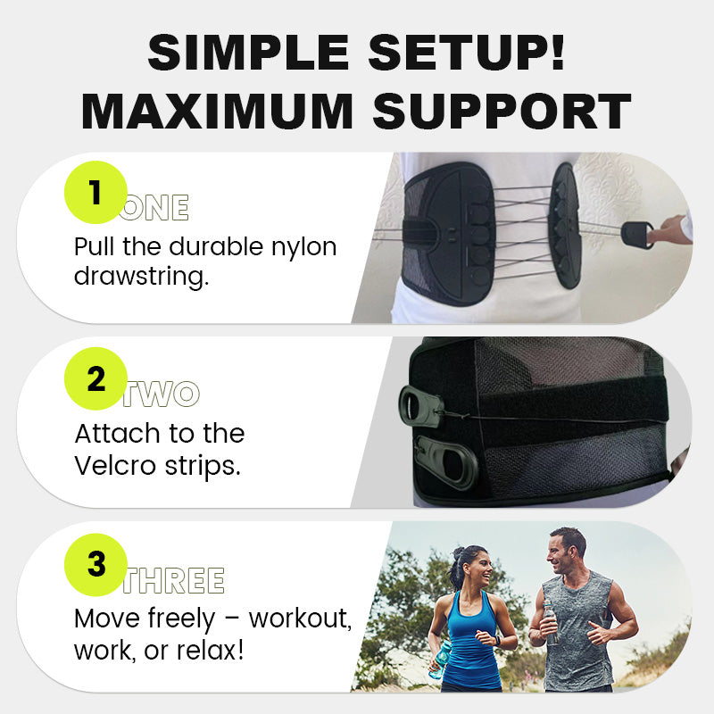 Fast Relief Back Support Backpack