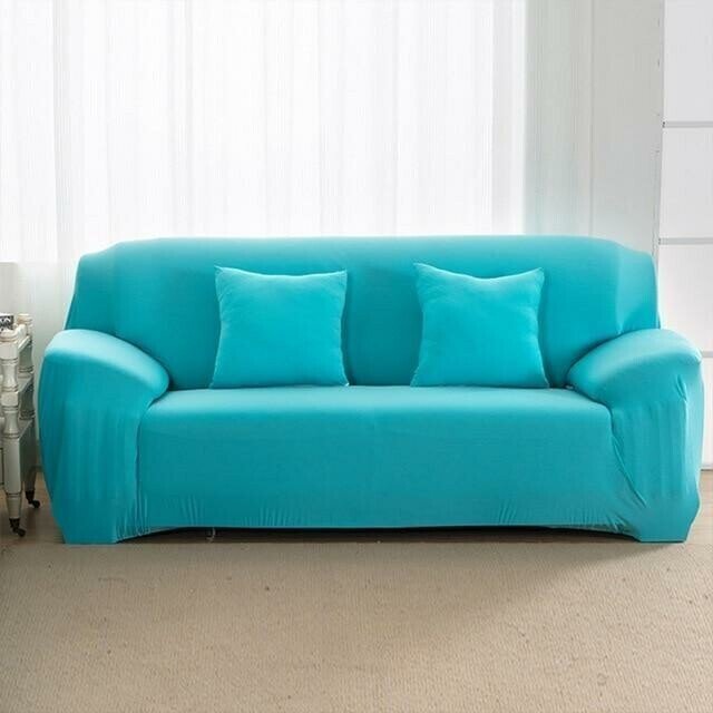 Fits Most Sofas Stretchy Slipcover - Solid Colors