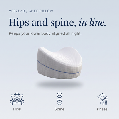 Hips and spine in line