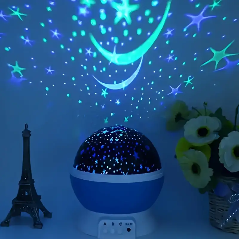 Galaxy Night Light Projector with Music and Colors