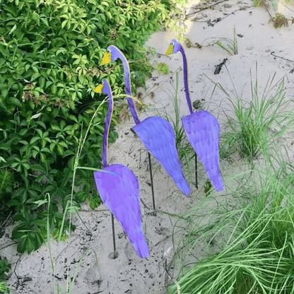 Colorful Pink Outdoor Lawn Ornament