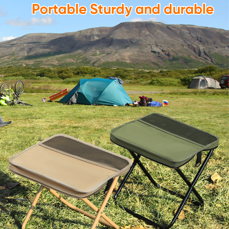 Compact Folding Hiking Backpack Stool