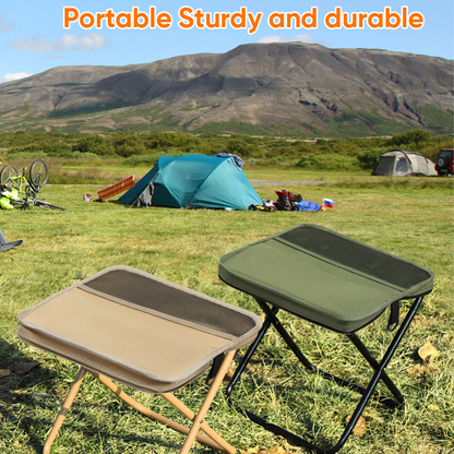 Compact Folding Hiking Backpack Stool