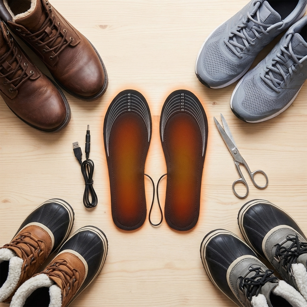 USB Rechargeable Heated Insoles