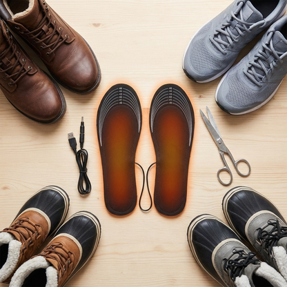 USB Rechargeable Heated Insoles