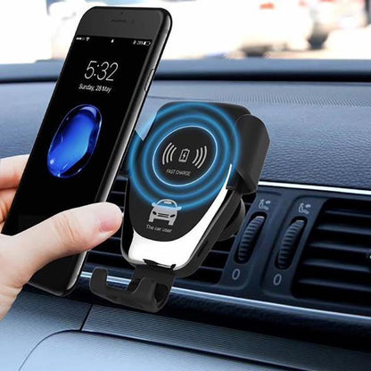 Handsfree Car Phone Mount with Wireless Charging
