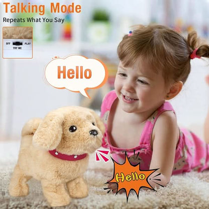 Cuddly Plush Dog Toy for Realistic Play