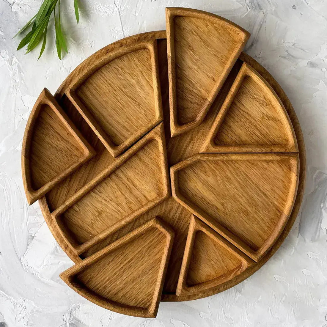 Stylish Wooden Serving Platter
