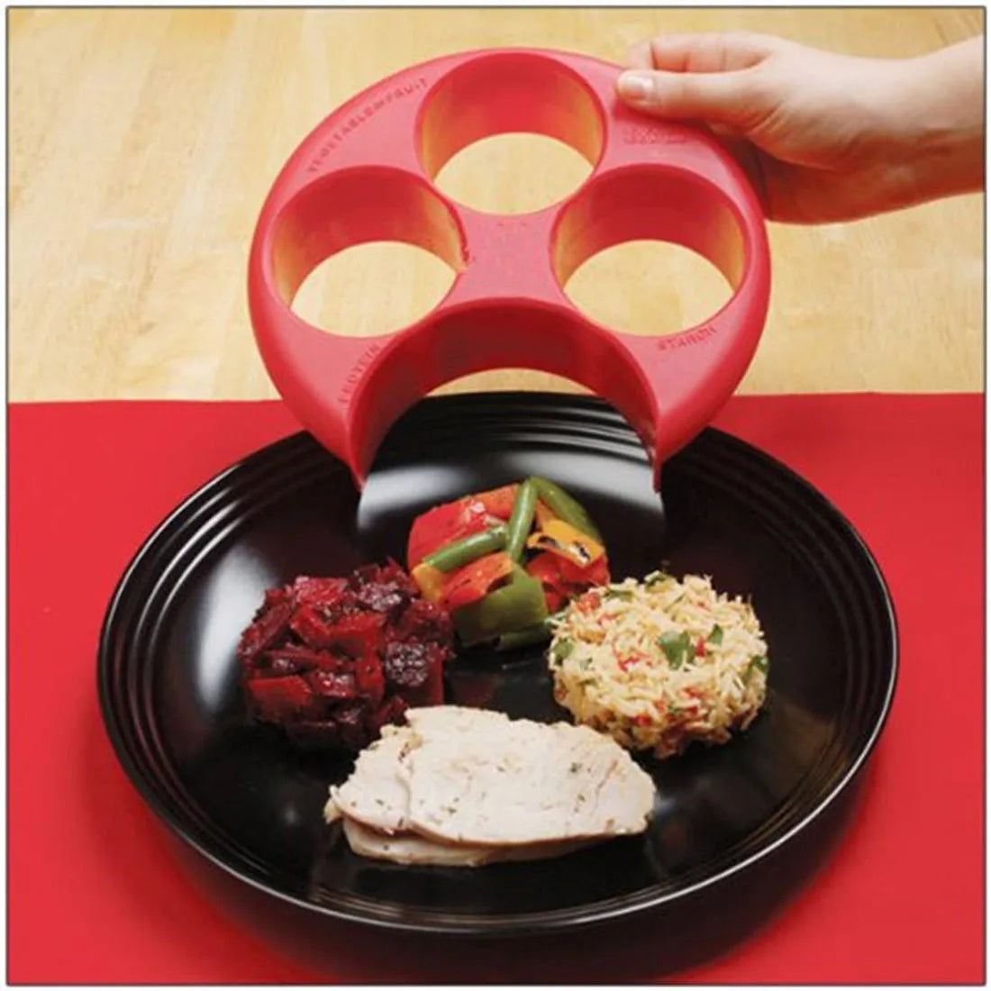 Yeezlab | Children's Divided Healthy Meal Serving Plate
