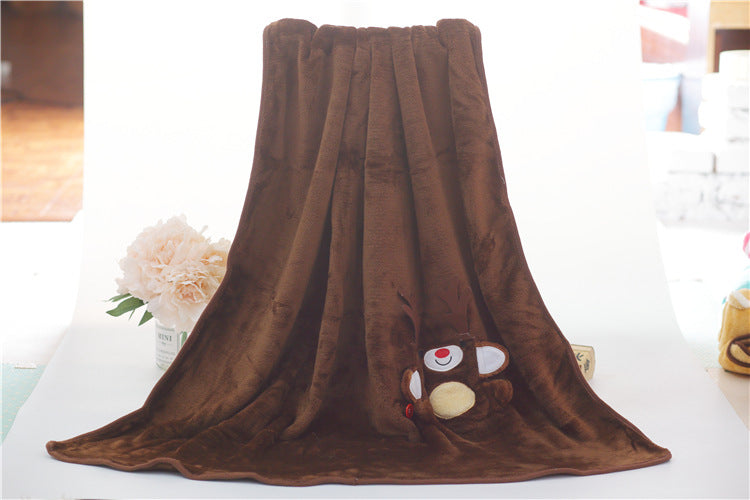 Fun Holiday Reversible Plush Blanket