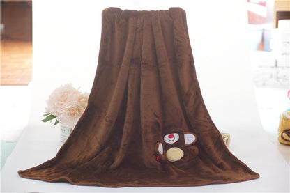 Fun Holiday Reversible Plush Blanket
