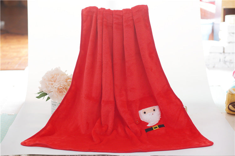 Fun Holiday Reversible Plush Blanket