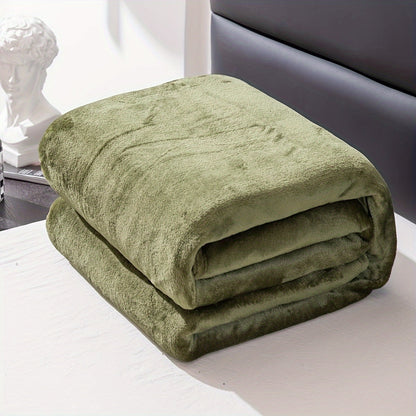 Soft Gray Plush Blanket for All Seasons