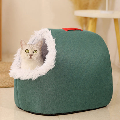 Plush Pet Hideaway Bed