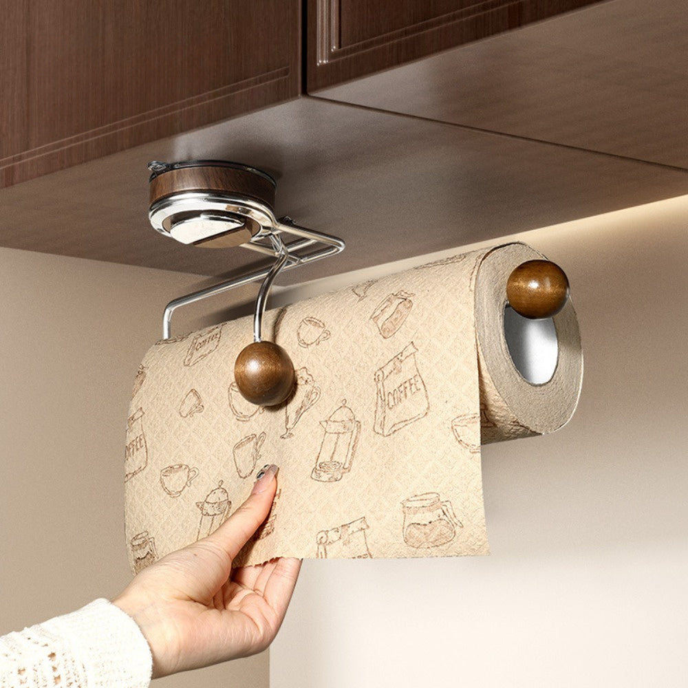 Stick On Stainless Steel Paper Towel Holder