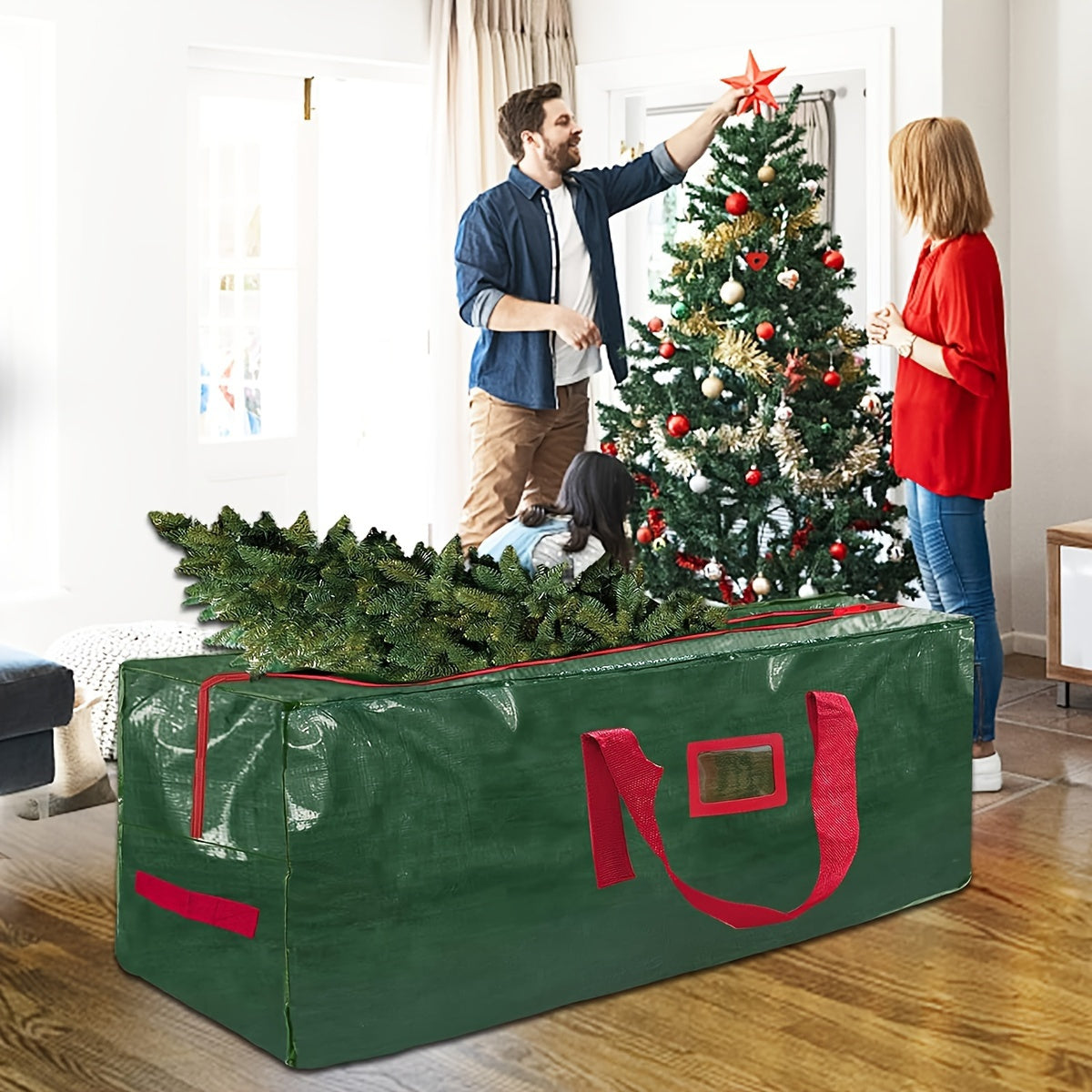 Extra Large Christmas Tree Storage Bag Waterproof Polyester