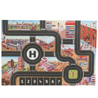 Interactive City Road Playmat for Children