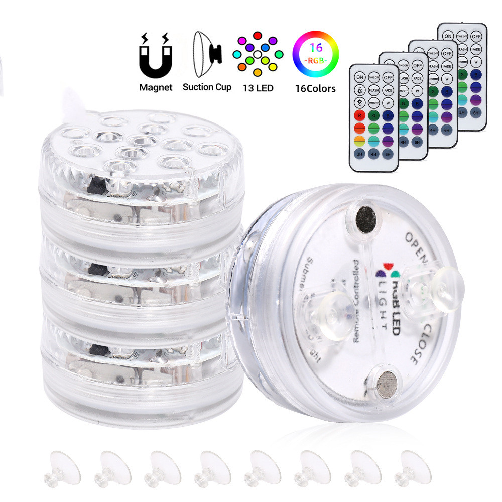 Colorful LED Pool Light with Remote-Controlled RGB