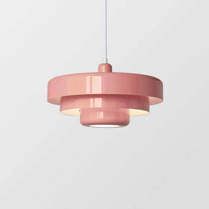 Rustic Metal Pendant Light - Soft Warm LED Lighting