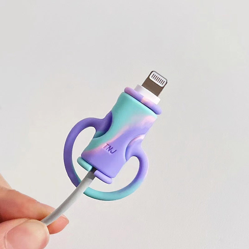 Flexible Dual USB Cable Protector