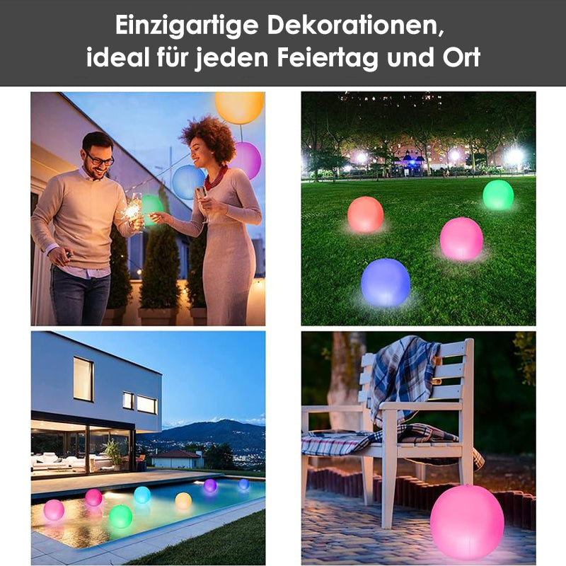 Colorful LED Water Globe Night Light