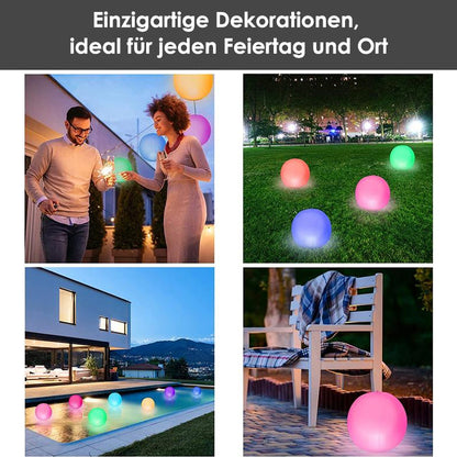 Colorful LED Water Globe Night Light