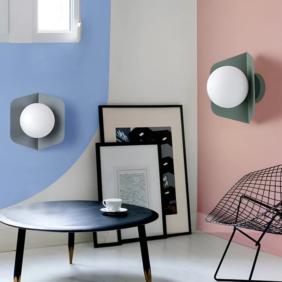 Colorful Round Wall Light