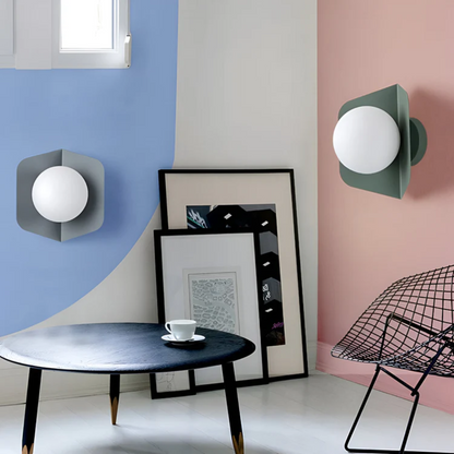 Colorful Round Wall Light