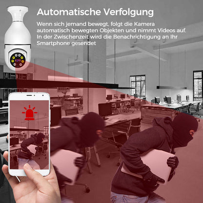 Smart WiFi Security Camera Light Bulb