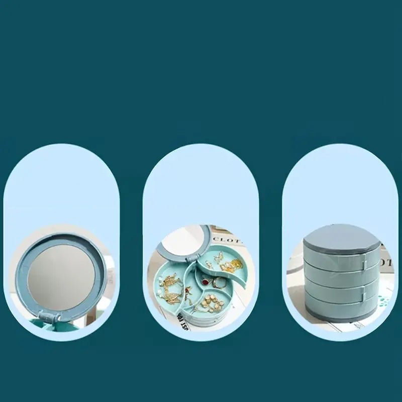 Luxury Rotating Jewelry Storage Case