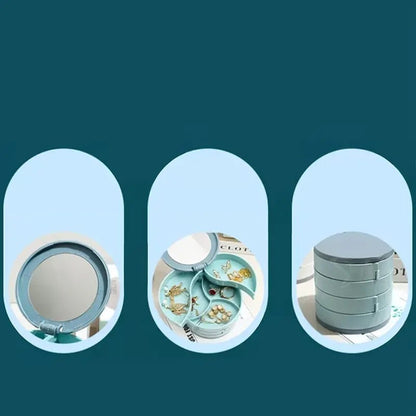 Luxury Rotating Jewelry Storage Case