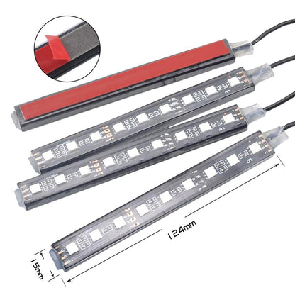 Colorful Car LED Strip Light with Remote Control