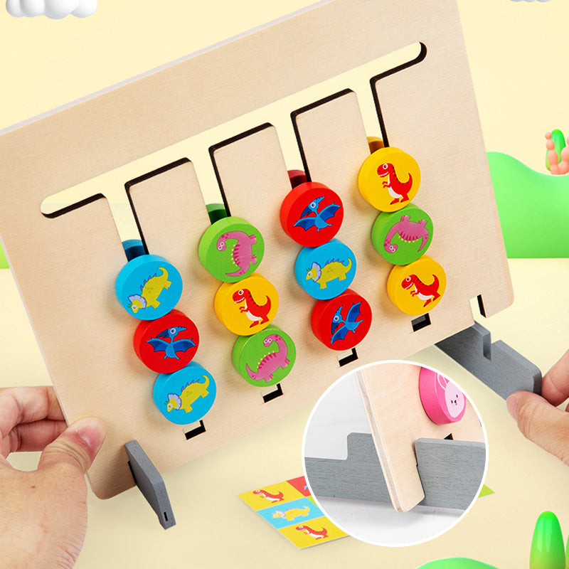 Double Sided Wooden Brain Teaser Puzzle