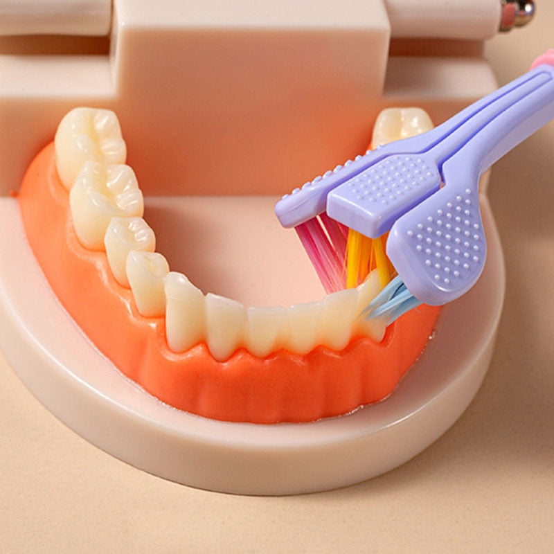 Gentle 3-Sided Toothbrush for Sensitive Teeth