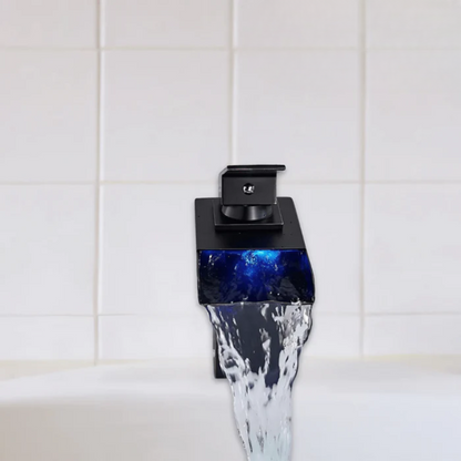 Modern LED Waterfall Sink Faucet