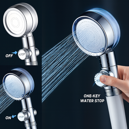 Colorful High Pressure Rain Shower Head
