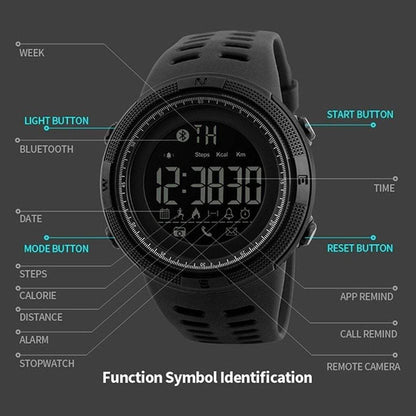 Men's Fitness Tracker Smartwatch with Heart Rate Monitor