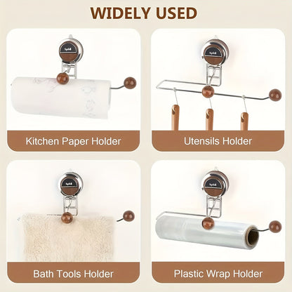 Stick On Stainless Steel Paper Towel Holder