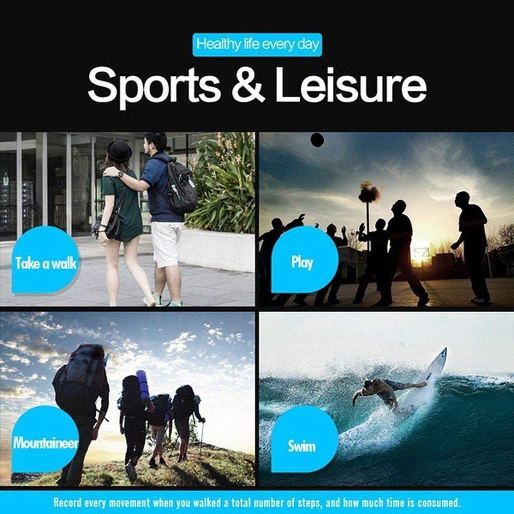 Men's Fitness Tracker Smartwatch with Heart Rate Monitor