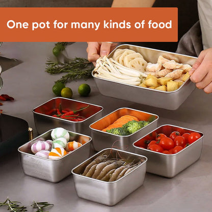 Insulated Stainless Steel Lunch Box with Lid