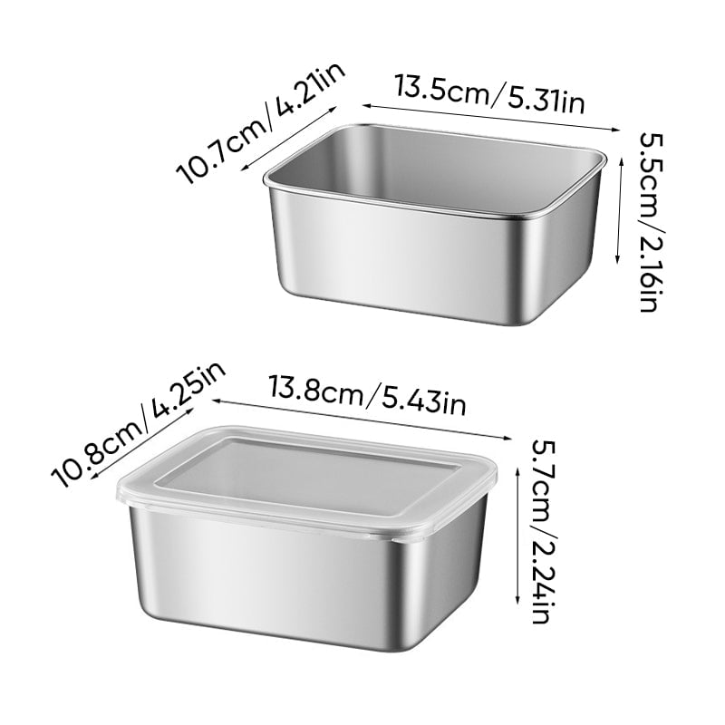 Insulated Stainless Steel Lunch Box with Lid
